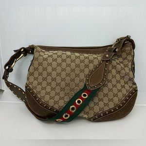 Gucci GG Canvas Medium Pelham Shoulder Bag